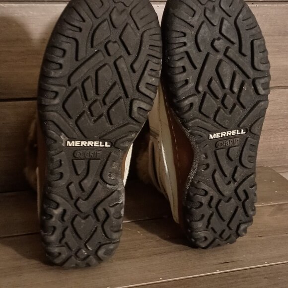 Merrell Decora Chant Women Snow Boots J48428 Size 8.5 White Faux Leather - Picture 16 of 16